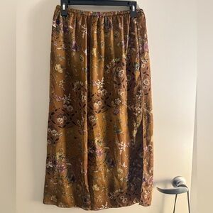 Vintage I.N. Studio Floral Maxi Skirt